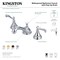 Kingston Brass KS5568FL 8" Widespread Bathroom Faucet, Brushed Nickel KS5568FL - alternate 2
